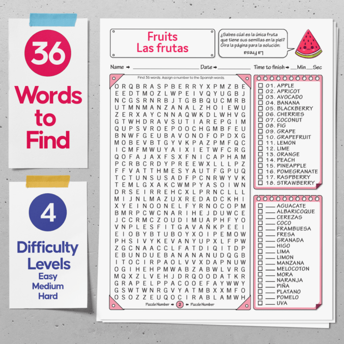 La casa word search answer key