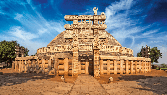 Stupa sanchi tibet gateways harappan hindu