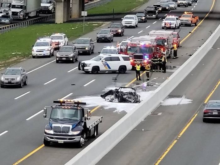 A car enters a turnpike 22 miles