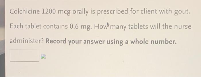 Colchicine gout drug