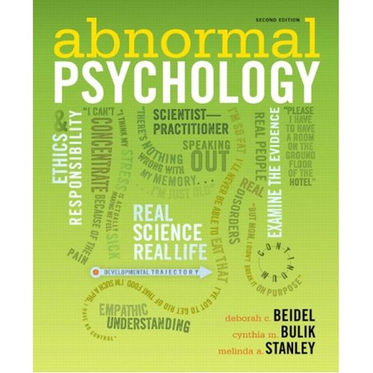 Abnormal psychology a modern approach 3rd edition