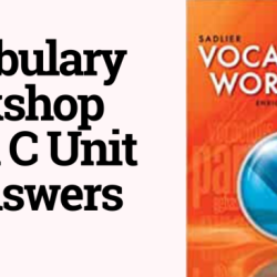 Vocabulary workshop key